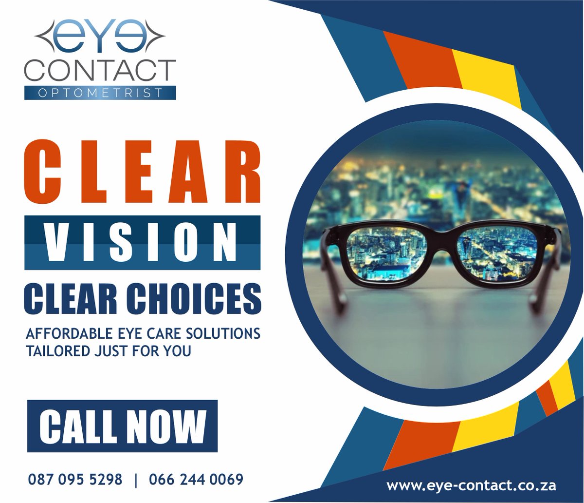EyeOptometrist's tweet photo. We're more than eyewear. We're your trusted eye care partner, blending professionalism with genuine care for your visual well-being. Your eyes deserve the best – choose Eye Contact Optometrist! 👁️✨

Eyecare made easy!

Web: https://t.co/2CNJnfPWka 

#EyeCareElevated #SeeClearly https://t.co/MGjM8MJ6Pz