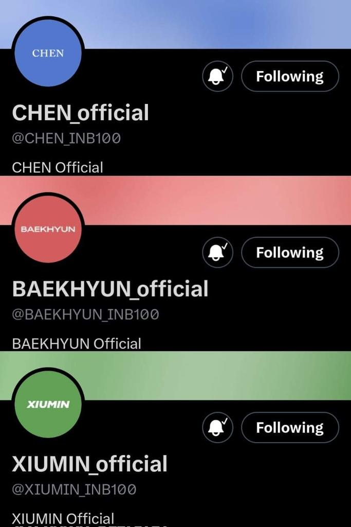 9zlen's tweet photo. I CAN'T 🤏✨😭😭
@BAEKHYUN_INB100 
@XIUMIN_INB100 
@CHEN_INB100 https://t.co/IllqzIt8db