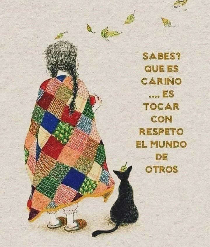 🗓 10 de enero

Ella le dijo:

—No espero que ames mi caos;
ni siquiera que lo entiendas.
Tan solo te pido: que lo respetes
y cuando te pida espacio;
que lo comprendas.

Él lo hizo y fueron felices porque
«eso» sí que marcó la diferencia. <a href="/MalaFama1981/">.               🌐</a>