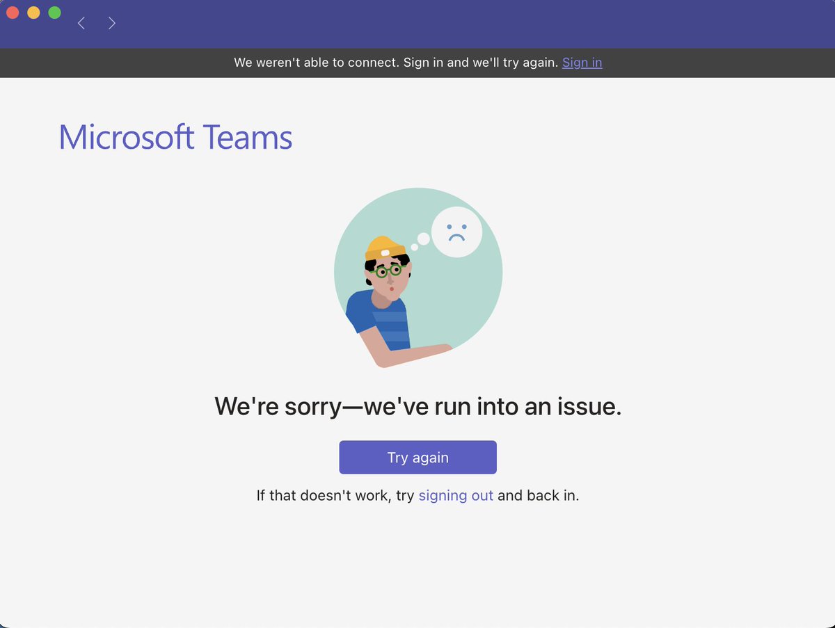 Using @MicrosoftTeams for the first time in three years. Still the same; hard to use or just doesn't work. Both reassured and terrified this is the same company leading the proliferation of AI.