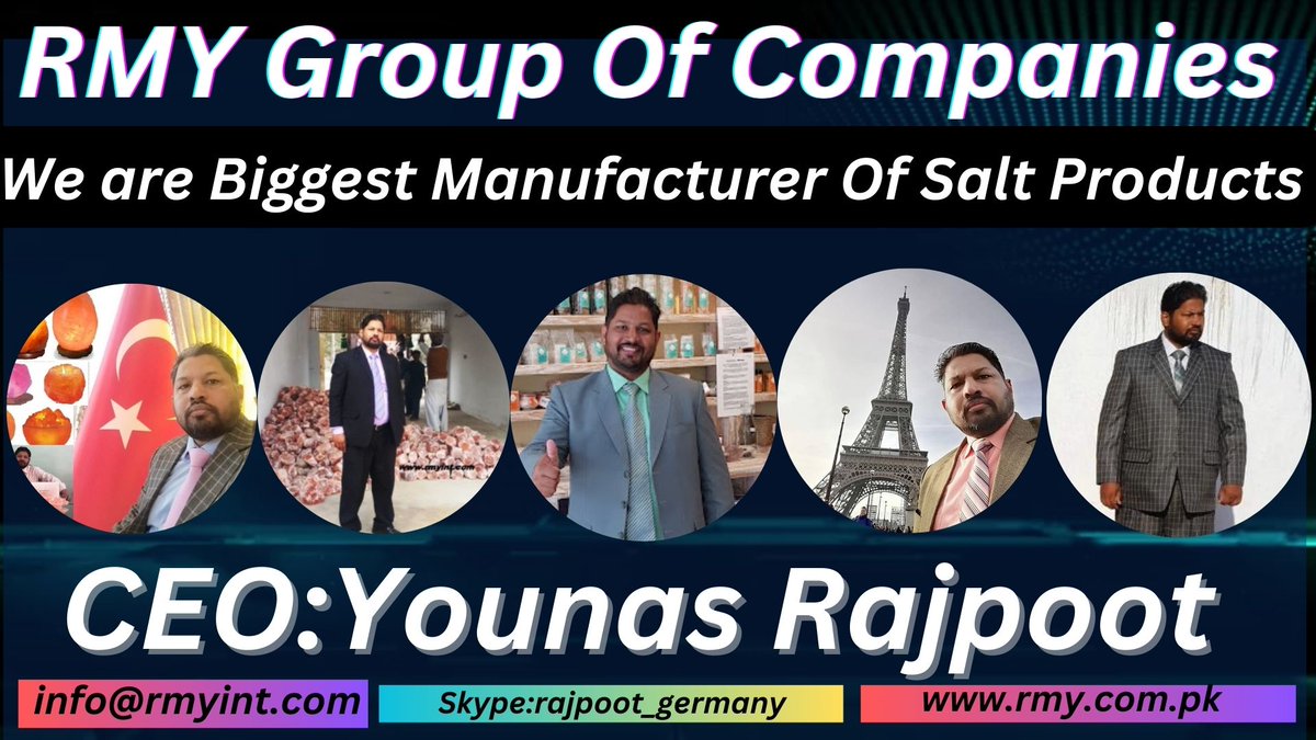SaltRmy's tweet photo. #CEO #Younasrajpoot #pakistan #manufacturer #exporter #exportquality https://t.co/gMvuuJMqtb