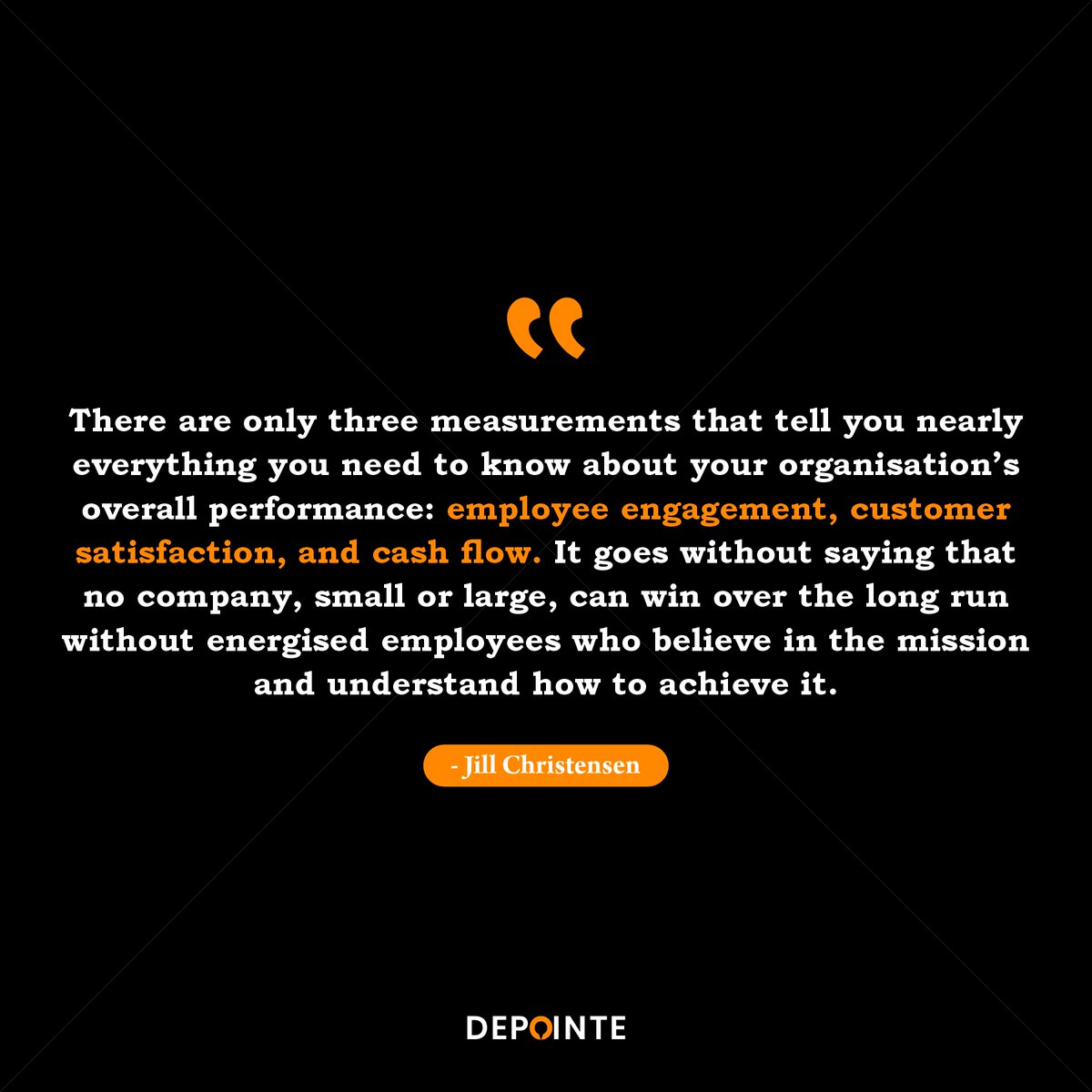 Depointe1's tweet photo. Of course, companies exist to make money. But they’re made up of people, and that no organisation can perform without engaged employees who care about what they’re all working towards.

#qotd #employeeengagement https://t.co/wtw5rPLdR8