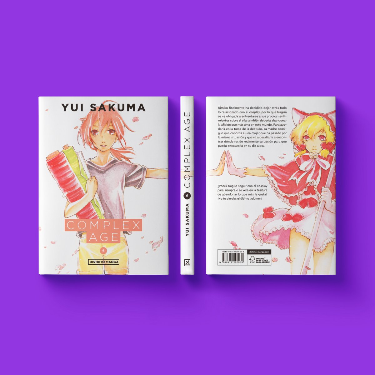 distritomangaED's tweet photo. Y con el tomo 6 de #ComplexAge, nos despedimos de una de los primeros títulos que empezamos a publicar en #DistritoManga. 😢
#YuiSakuma #cosplay #otaku #manga #seinen #cosplayer #penguinlibros #penguincomics https://t.co/maWRZlEDxz
