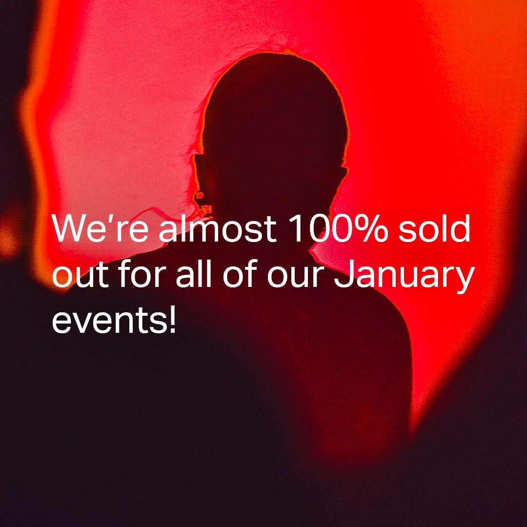 We’ve been blown away by the positive response to our final run of events this month! 🖤

We kindly ask that anyone who’s secured a ticket &amp; is certain they will not be able to make it, that they please return it to the DICE waiting list which gives others the chance to attend.