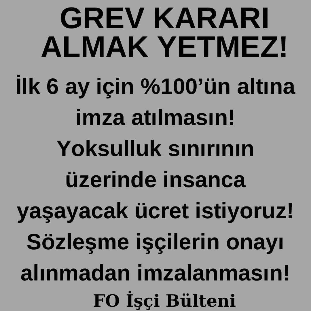 Fordiscibulteni's tweet photo. Tarihini duyurmadan grev kararı aldık deyip geçemezsiniz! 
Taleplerimizin karşılanmasını istiyoruz!
#metaldesefalet 
@turkiskonf @KavlakPevrul https://t.co/vwXDyGTMoj