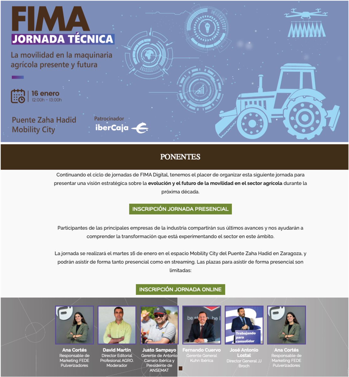 BrochGarlicTech's tweet photo. JJ Broch participará en la Jornada Técnica sobre la movilidad en la maquinaria agrícola https://t.co/BUrfsfLD1U