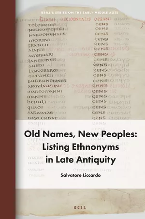 📢📙NEUERSCHEINUNG unseres @imafo_oeaw Kollegen Salvatore Liccardo der Abteilung #HistorischeIdentitätsforschung 'Old Names, New Peoples: Listing Ethnonyms in Late Antiquity'
@BrillPublishing @oeaw

#medievaltwitter #MedievalResearch #historicalIdentity

brill.com/display/title/…