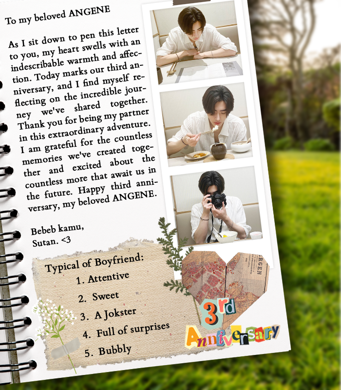 ️️ ㅤ 

Introducing 𝗔𝗡𝗚𝗘𝗡𝗘’𝘀 Fourth 𝘽𝙤𝙮𝙛𝙧𝙞𝙚𝙣𝙙, #SUTAN — an attentive type of boyfriend that will make you feel truly valued and heard.

If 𝗔𝗡𝗛𝗬𝗣𝗘𝗡 is your 𝘽𝙤𝙮𝙛𝙧𝙞𝙚𝙣𝙙.
16. 01. 24 | 6pm WIB

 ️️ ㅤ