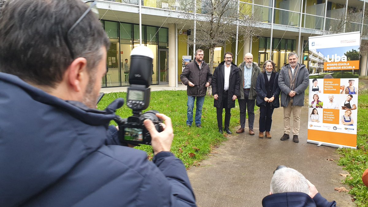 EDEfundazioa's tweet photo. #Suspertu -ren proiektu berria aurkeztu dugu: Donostiako #Uba Hostel. Un proyecto ilusionante de empleo inclusivo con servicios de hostelería y turismo
@Gizatea
@FomentoSS
@lanbideejgv https://t.co/cHvwZO5SFG