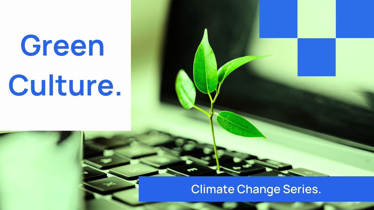 Welcome to our #Climate series, where we aim to highlight key topics on #sustainability. Week 1: #GreenCulture promotes using recycled office furniture, sustainable commuting schemes, partner with green organisations & celebrating your green successes. Here's to greener future!
