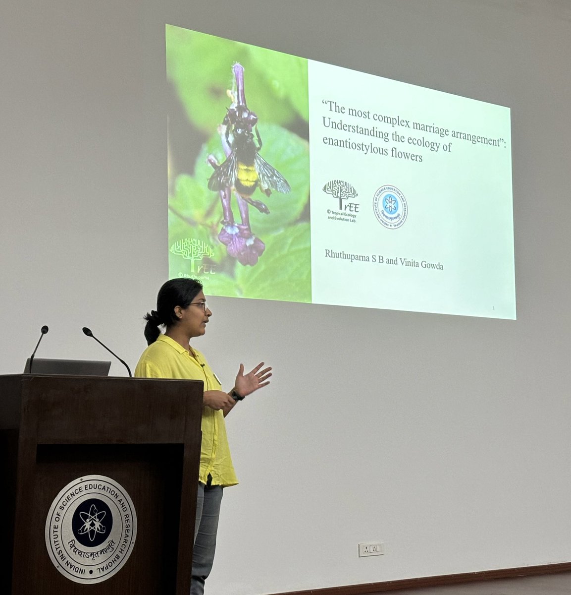 vinita_gowda's tweet photo. #abm24 @iiserbhopal begins !
Day 1 with two starter plenary talks by @Kavita_Babu_ @iisc and #naveenBisht @NIPGRsocial https://t.co/5fYr3kBSwS