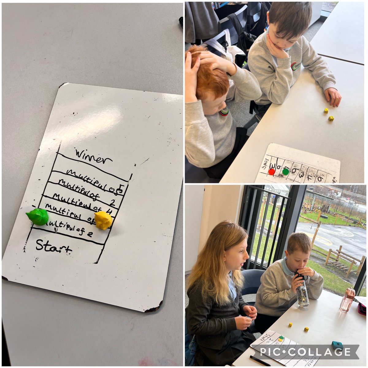 GarnockPrimary's tweet photo. Having lots of fun learning our times tables through play #playinupperprimary
#numeracyplay
#numbersarefun https://t.co/3BR5nk5WUr