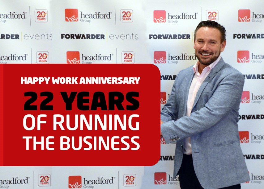 Happy 22nd work anniversary to HeadfordGroup's CEO Craig Headford!
Relentless entrepreneur, CEO, investor, coach, mentor, author, and optimist dedicated to helping you grow your business.

Find out more about Craig on: craigheadford.com