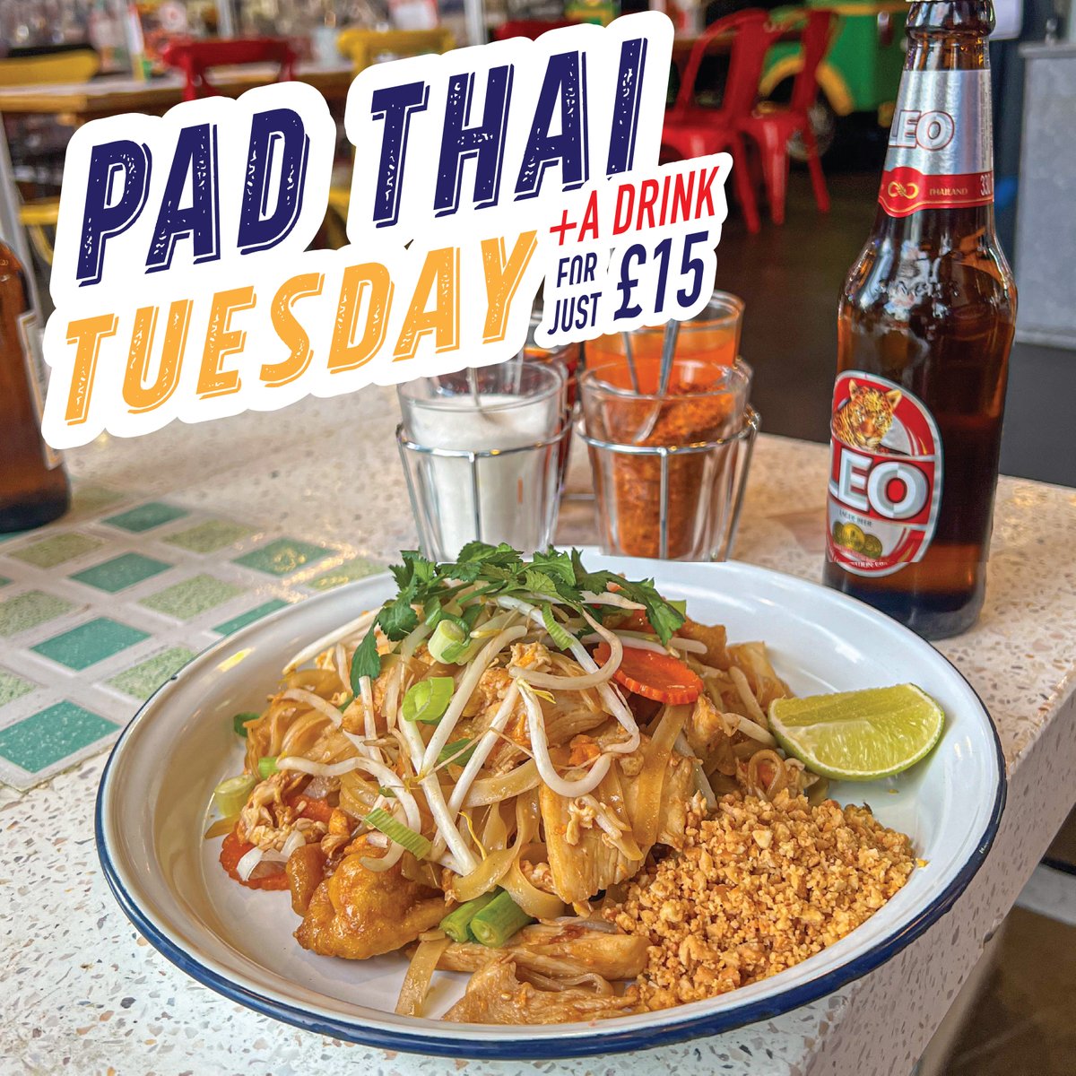 In a hurry for a curry? Craving a Pad Thai? Well we’ve got you covered!📷

Re-introducing ‘Curry Mondays’ &amp; 'Pad Thai Tuesdays’!
Satisfy your Thai food cravings while on a budget. We’re bring back these popular promotions for January!!