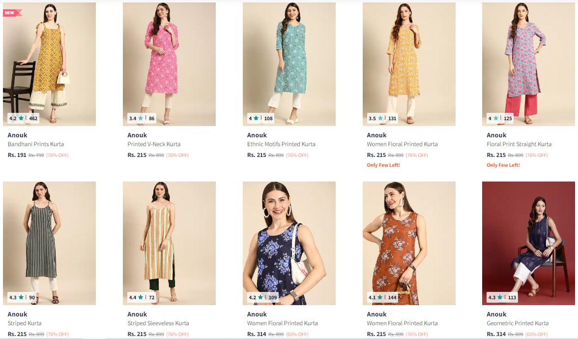 Myntra: Min 75% Off On Women Kurta & Sets Starts @ Rs.191

myntr.in/hM3Cye
#myntraeors