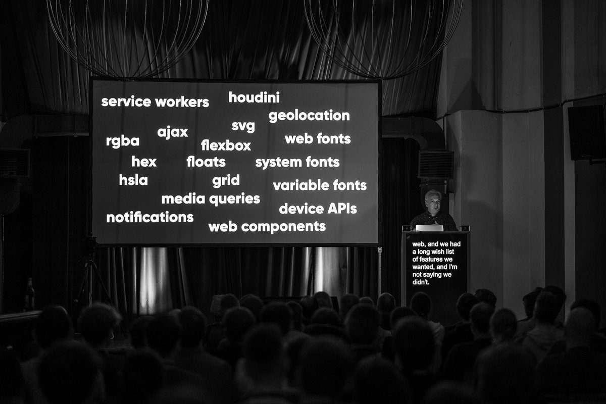 Clearleft (@clearleft) on Twitter photo Clearleft co-founder Jeremy Keith (<a href="/adactio/">Jeremy Keith</a>) at border:none conference 2023.
You can watch Jeremy's talk - Of Time And The Web here - youtu.be/UjtcCTH4K10?fe…
📸 Photos by Florian Ziegler - <a href="/damndirty/">Florian Ziegler</a>
#bordernone #conference #jeremykeith Clearleft co-founder Jeremy Keith (<a href="/adactio/">Jeremy Keith</a>) at border:none conference 2023.
You can watch Jeremy's talk - Of Time And The Web here - youtu.be/UjtcCTH4K10?fe…
📸 Photos by Florian Ziegler - <a href="/damndirty/">Florian Ziegler</a>
#bordernone #conference #jeremykeith