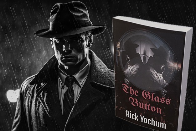 A hit-and-run on the streets of 1940s NYC seems like an accident until Detective Bartrum uncovers a deadly plot that threatens the lives of its citizens. amazon.com/author/rickyoc… goodreads.com/book/show/2021… #NovelTheGlassButton #MysteryNovel #ThrillerNovel #readingcommunity