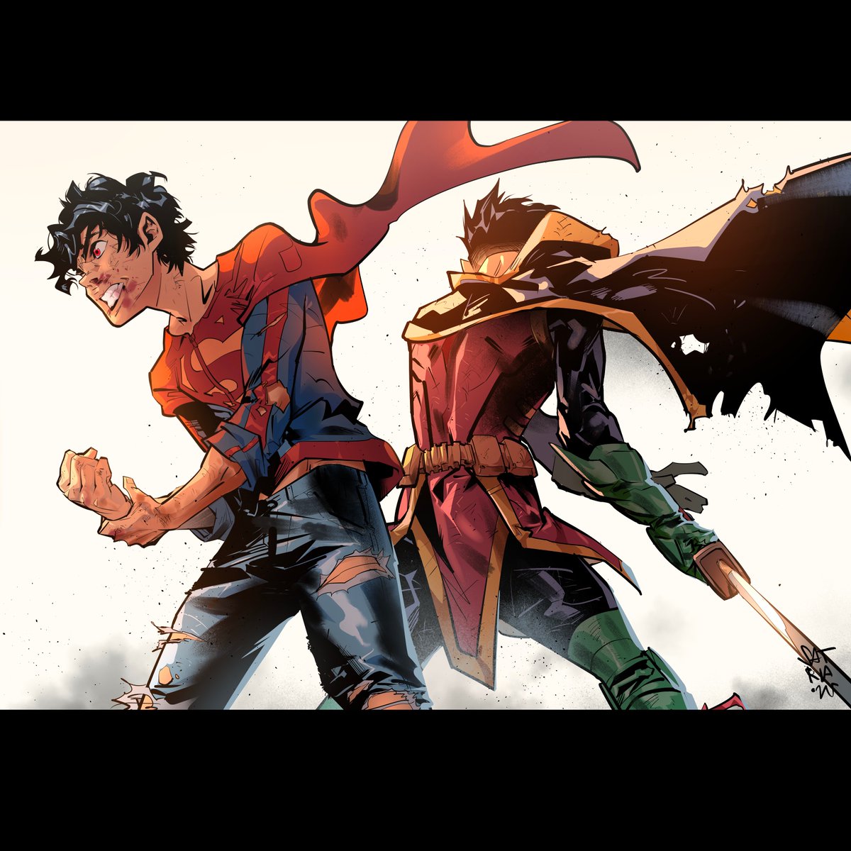 satriwara's tweet photo. Oh I haven't posted the two of them here yet. Besides I really want to draw the bat-family.
#supersons #batfamily #damianwayne #batman #robin #alghul #jonkent https://t.co/Tmm9KiqSpE