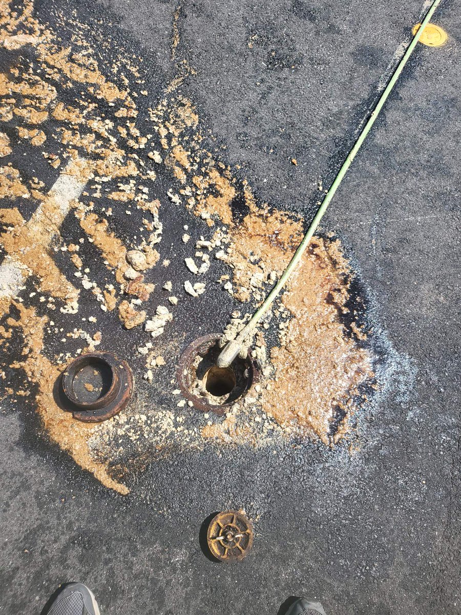 What happens when grease ends up in your drains? Not only a sink clog but it could block off your entire main! We always like to remind you to discard grease and food particles that could clog your drains in the trash and not down into your plumbing. #plumbing #plumbingtip