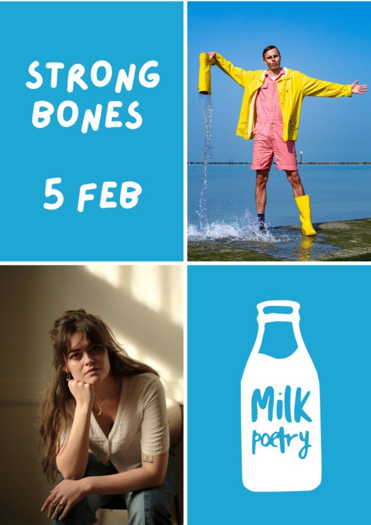 5 Feb guest poets Harry Baker and Iona Lee will present something old, something borrowed and something new. They will show us how early words have shaped their worlds and influenced their writing and performance thewardrobetheatre.com/livetheatre/mi… @MilkPoetry @harrybakerpoet @IonaLeepoetry