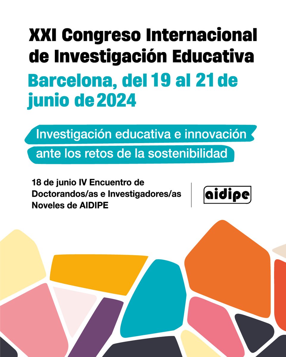 Aidipe2024_Bcn's tweet image. Os queremos recordar que #AIDIPE2024 vuelve a la presencialidad 🫂 (no hay opción de participar virtualmente al congreso)

Facilitamos la participación virtual SOLAMENTE para el IV Encuentro de doctorandos/as e investigadores/es noveles 📡🫂

TODA LA INFO  👇