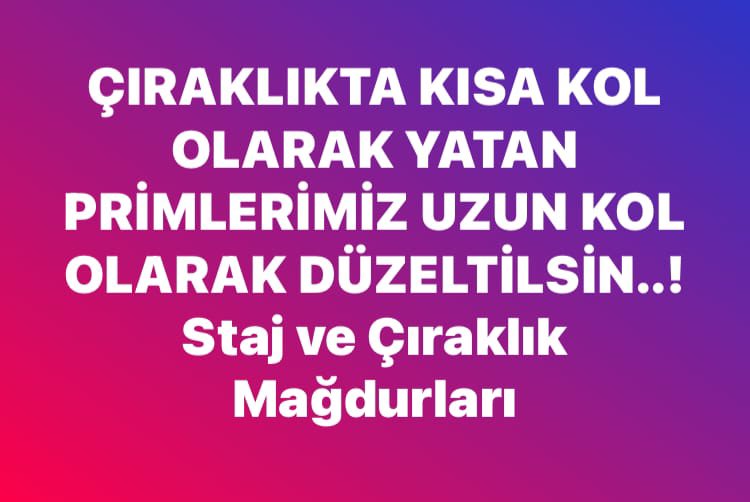 sefika821905's tweet photo. @rprefahpartisi Meslek Lisesi'ne Gittiğimiz için Ödül Yerine Ceza Aldık!
Bizler bunu Haketmedik.
Stajımız Ssk Başlangıcı olsun 
@RTErdogan @dbdevletbahceli
@murat_kurum @isikhanvedat
@Akparti @akpartiistanbul @AkpartiAnkara 

Çözüm Zamanı Geçmeden #StajyerÇırak21OcakAnkarada https://t.co/2iQXDwwED9