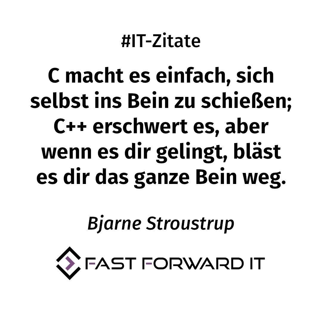 FastForwardIT2's tweet photo. Muss man ja auch erst mal schaffen 😁
#itzitate #ffit #fastforwardit #keepITfast #computer #programming #coding #codinglife #c++ https://t.co/WCRlC7k8C9