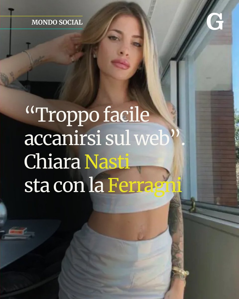 ilgiornale's tweet image. Chiara #Nasti ha preso posizione su Instagram in difesa di Chiara #Ferragni bacchettando un po' tutti: "Facile trovare un capro espiatorio, vorrei capire perché non vi accanite con tutti i politici che ci rubano un sacco di soldi".

➡️ cstu.io/366c58