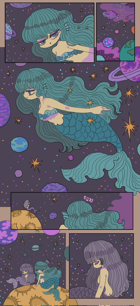 宇宙を泳ぐ人魚 
