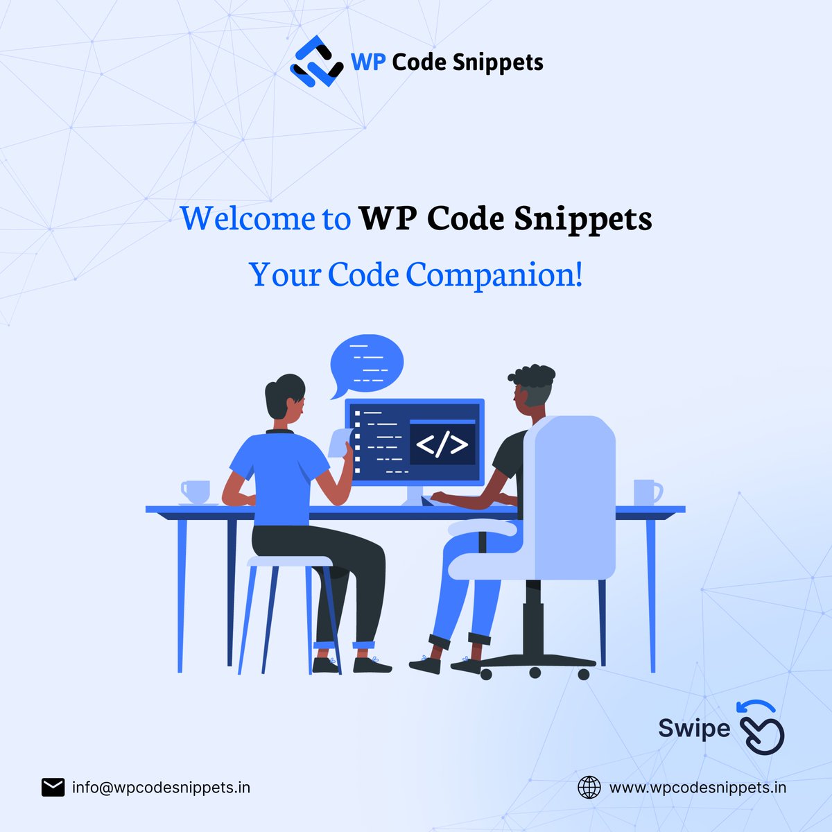 Wp_codesnippets's tweet image. Unlock the World of Web Development with WP Code Snippets! 🌐✨Get Unique Codes: wpcodesnippets.in
Don't forget to follow us at 🌟 WP Code Snippets 🌟 for quick, impactful coding solutions for your #WordPress site.
#WordPress #code #codesnippets #Coding