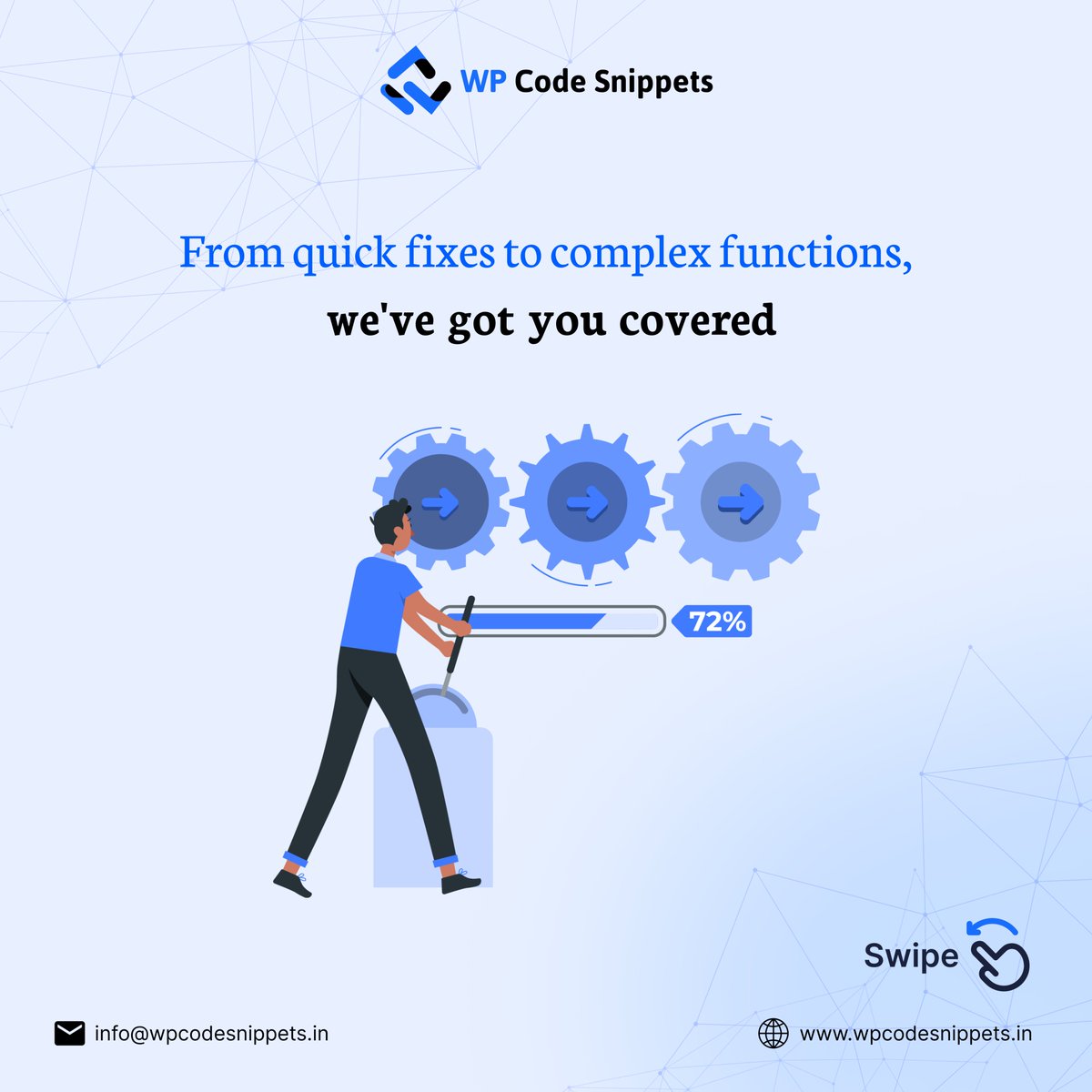 Wp_codesnippets's tweet image. Unlock the World of Web Development with WP Code Snippets! 🌐✨Get Unique Codes: wpcodesnippets.in
Don't forget to follow us at 🌟 WP Code Snippets 🌟 for quick, impactful coding solutions for your #WordPress site.
#WordPress #code #codesnippets #Coding