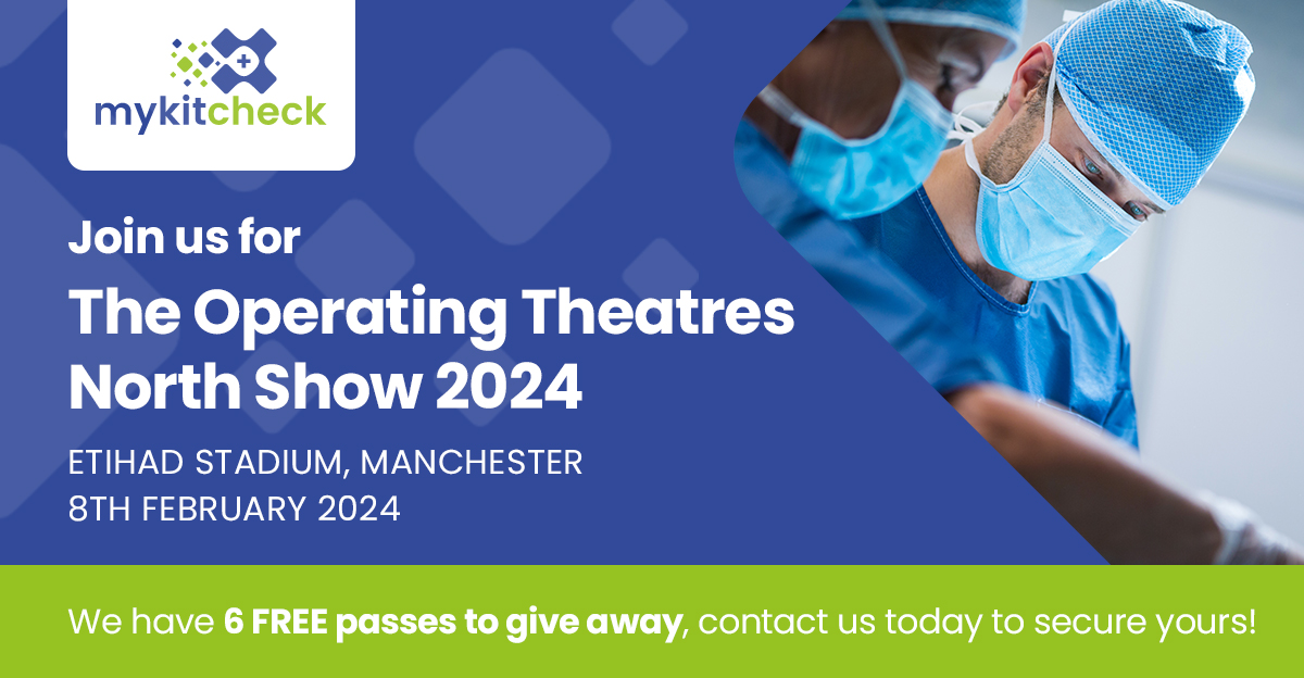 We will be attending The Operating Theatres North Show 2024 on the 8th of February 2024. This will be held in the ETIHAD Stadium, Manchester.

If you're interested in one of the FREE passes, go to our website and enquire:

mykitcheck.co.uk/contact/