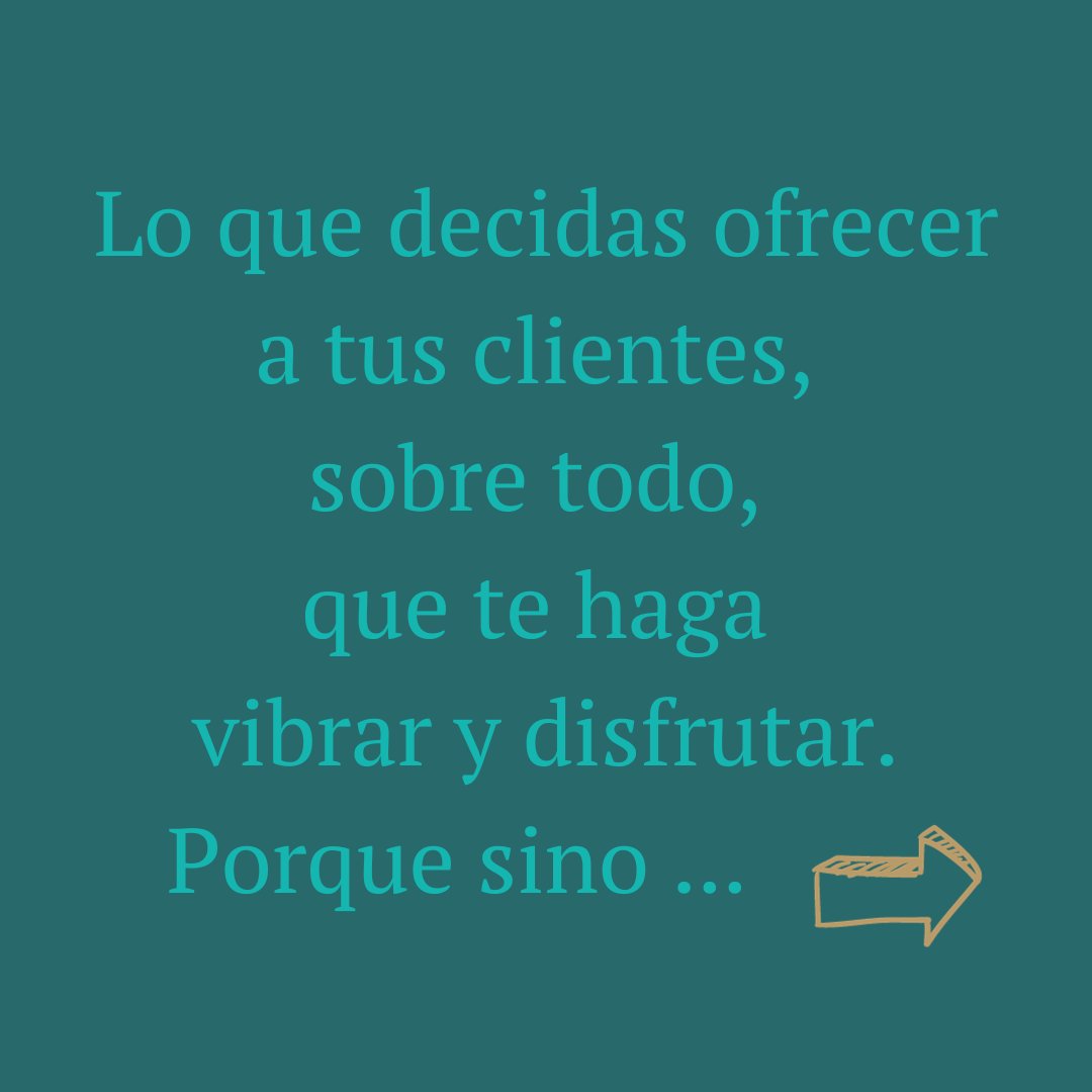 AlexandraAp's tweet image. Si no vibras ni disfrutas con lo que haces, tu camino será agotador y estará lleno de decepciones. Y eso te llevará, hasta que tu cuerpo aguante y lo permitas, a tirar la toalla y enfermar
¿Y todo eso, porqué y para qué ha servido? te preguntarás. 
Tú eliges: ¿disfrutar o sufrir?