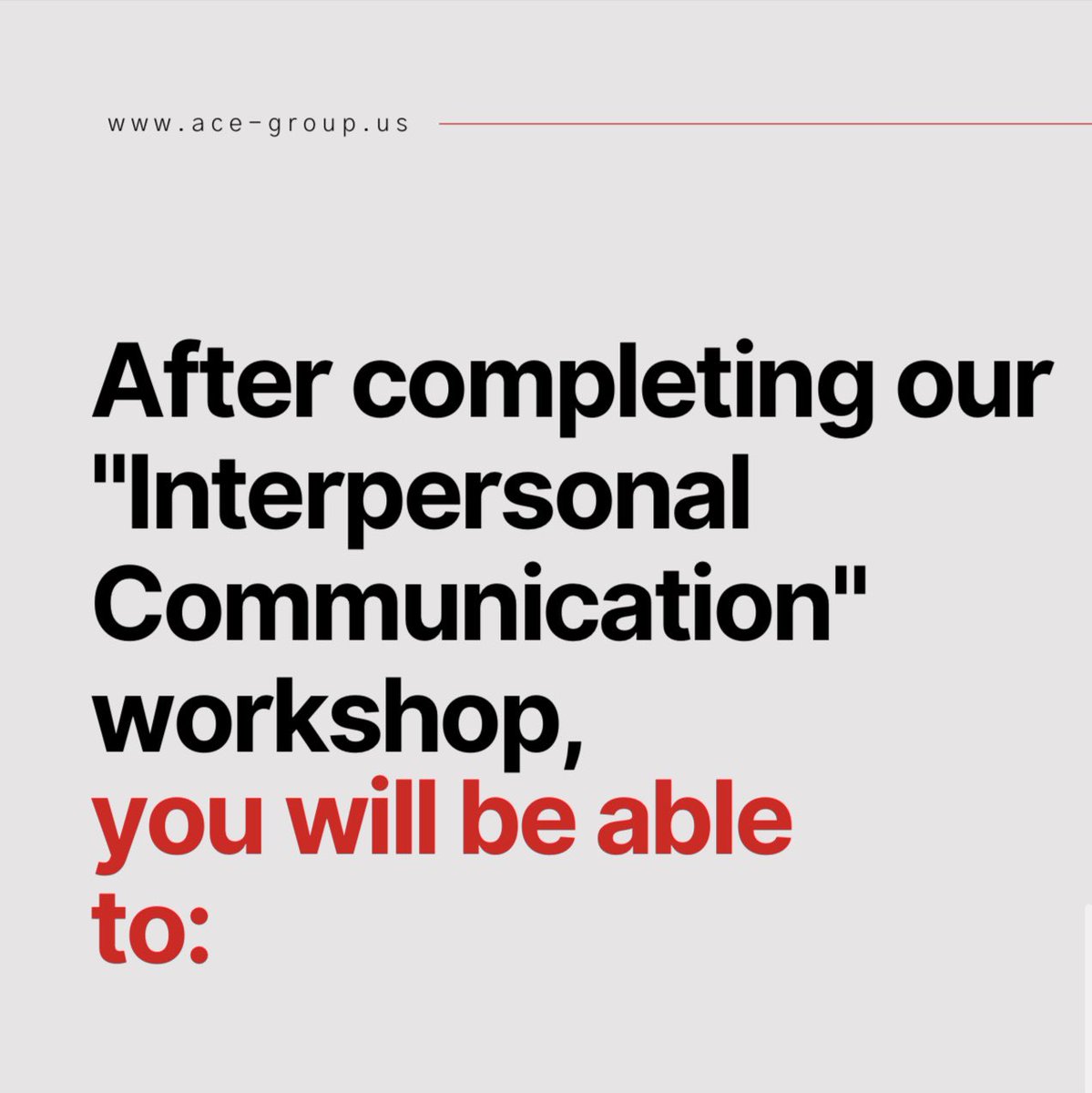 acegroup_us's tweet photo. Don't miss out on this opportunity to level up your communication game and take the first step towards becoming a master communicator!

#training #communication #interpersonalcommunication  #Riyadh #qatar #oman #Saudi_Arabia #Dubai #UAE https://t.co/N6e11rgGUs