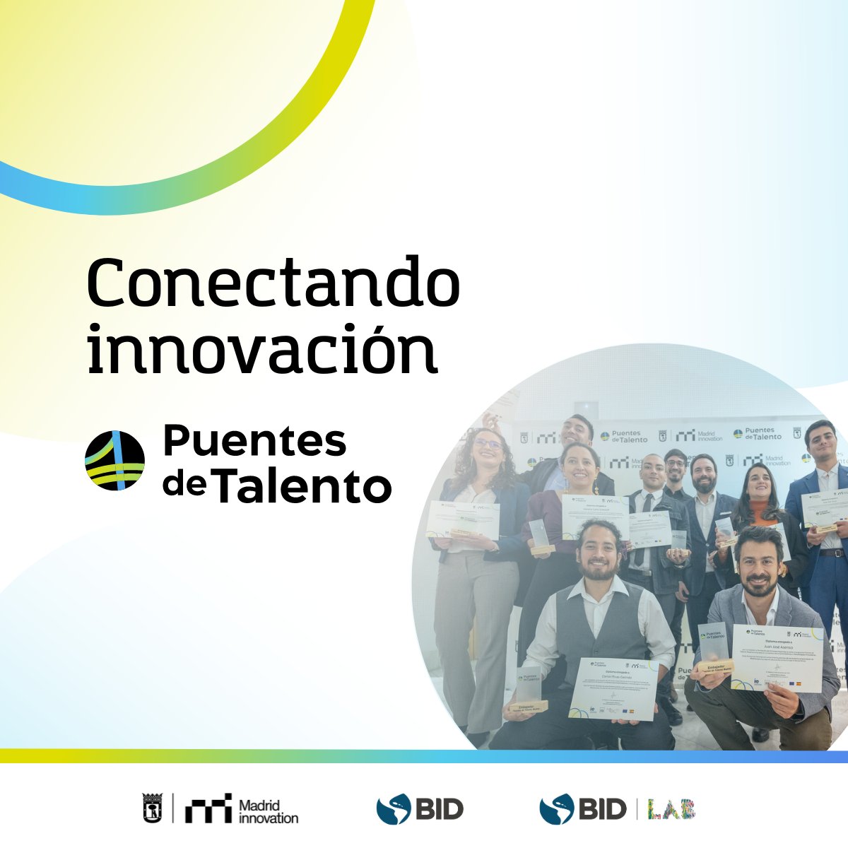 💥¡Ampliamos Convocatoria hasta el 21 de enero! Buscamos a 10 talentos procedentes de Iberoamérica con proyectos de base tecnológica y científica para disfrutar de 8 semanas de inmersión en el ecosistema madrileño. Aplica ya a #PuentesdeTalentoMadrid 👉 bit.ly/41Umozh