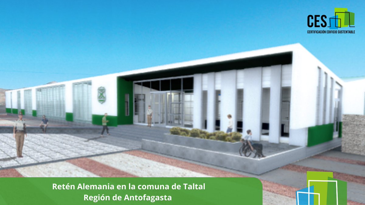 Carabineros de Chile ha certificado un nuevo edificio, se trata del Retén Alemania, en la comuna de Taltal, Región de Antofagasta, que obtuvo un 43,4% de reducción de consumo de agua 💦

Conoce al equipo encargado ➡️ certificacionsustentable.cl/reten-alemania… 

#CES #CESustentable