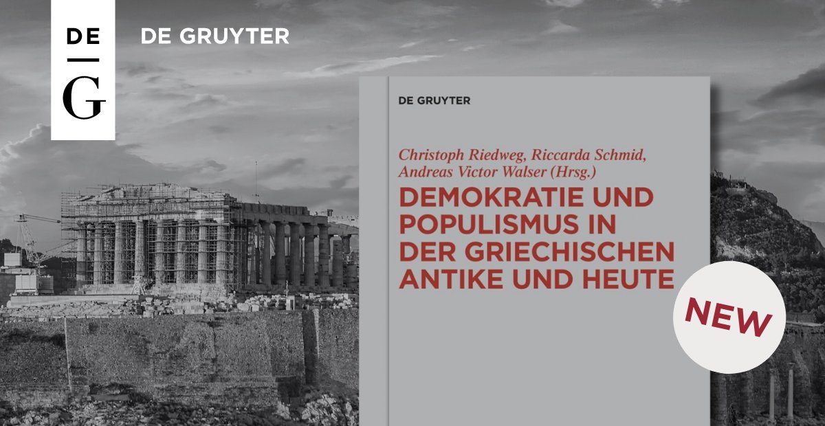 This brand new volume edited by Christoph Riedweg, Riccarda Schmid and Andreas Victor Walser (<a href="/avwalser/">Andreas Victor Walser</a>) asks whether there were political currents in classical Athens and then in the Hellenist 'poleis' that could qualify as populist today.
<a href="/UZH_ch/">Universität Zürich</a>
👉 degruyter.com/document/isbn/…