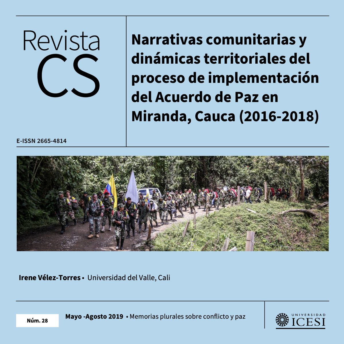 CSRevista's tweet image. #Artículo | Desde una perspectiva profundamente etnográfica y territorial este reporte exhibe las narrativas de fracaso que surgieron entre los excombatientes del Espacio Territorial de Capacitación y Reincorporación “Dagoberto Ortiz” en Monte Redondo.

🔗doi.org/10.18046/recs.…