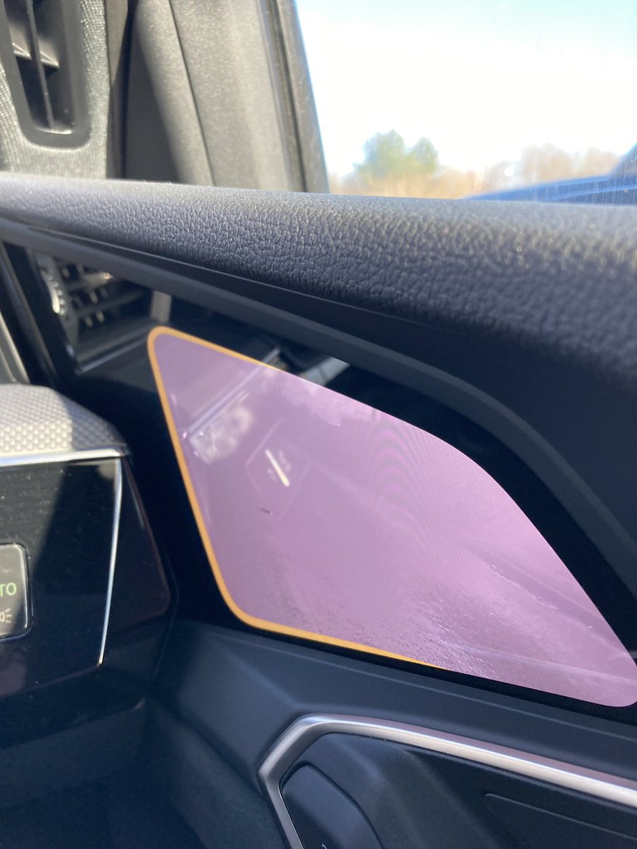 Matt Saunders (@thedarkstormy1) on Twitter photo Digital tech fails in cars episode 1543: the Audi Q8 E-tron’s camera door mirrors. When they working well, they’re ok - if short on adjustment range. When they’re not (they mist up, dont like direct sunlight, etc), this is how much you can see out of them. Option price: £1750 🤦♂️ Digital tech fails in cars episode 1543: the Audi Q8 E-tron’s camera door mirrors. When they working well, they’re ok - if short on adjustment range. When they’re not (they mist up, dont like direct sunlight, etc), this is how much you can see out of them. Option price: £1750 🤦♂️