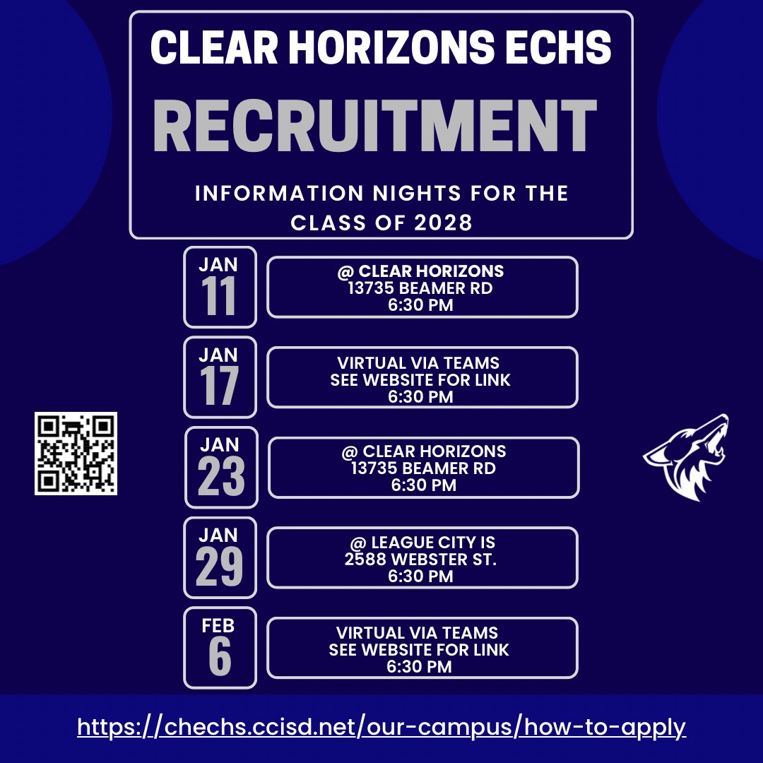 Clear Horizons (@HorizonsECHS) / X