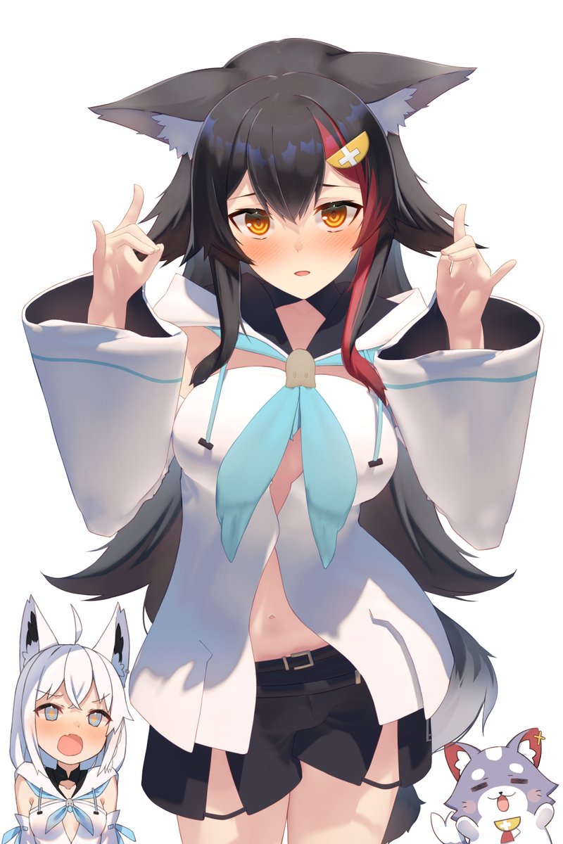 shirai_yu_'s tweet photo. こ、こんこんみおーん...
 #みおーん絵　#絵フブキ https://t.co/DKUzeNB4xT