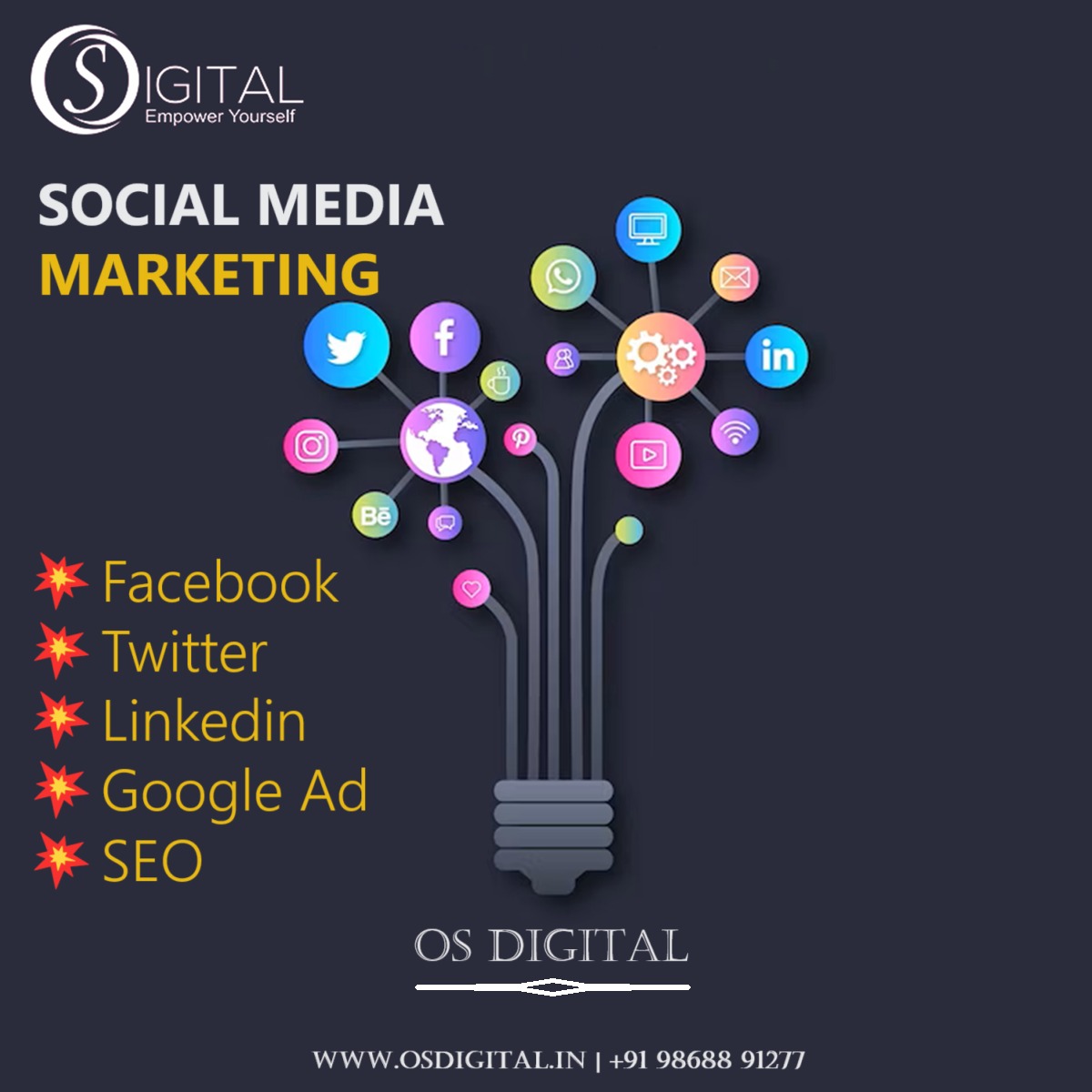 osdigitalin's tweet image. Promote your business &amp;amp; reach maximum clients via digital marketing services. Get qualified leads.
🌏 osdigital.in 📱 +91 9868891277
➡️ Digital Marketing
➡️ Google Ads
➡️ Social Media Marketing
#PPCManagement #OS_Digital #DigitalMarketing #GoogleAds #SEO #Facebookada