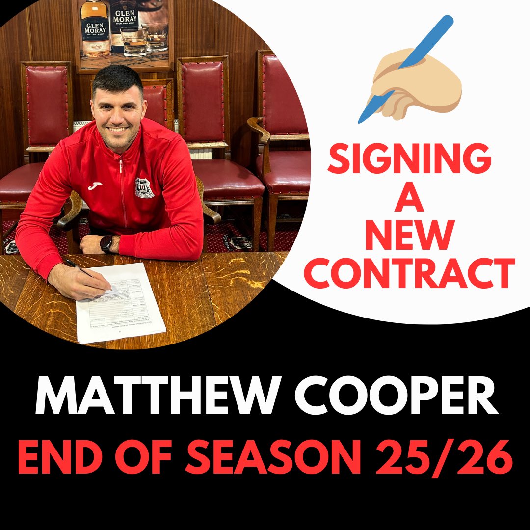 CONTRACT EXTENSION ✍🏼

Elgin City are delighted to announce Matthew Cooper has signed a 2 year contact extension!

Captain Cooper fresh off his 300th appearance for the club last weekend will now remain at the club to Summer 2026.