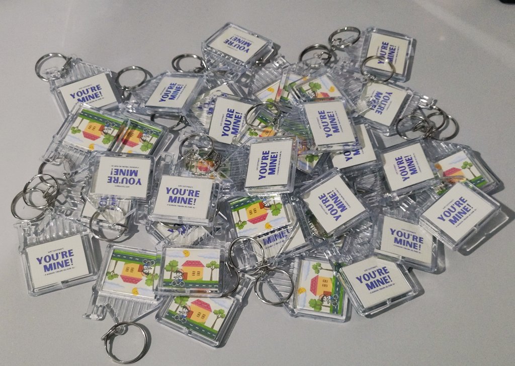 writesformw's tweet photo. Hello, writesformw here!

Para sa mga readers ng 'You're Mine' na aattend ng Follow Tour Bulacan, 

I'll be giving out a few 'You're Mine' keychains on Day 1 and Day 2! (and yes, si Haru po yung nag b-bike 🥺)

Just like and retweet this and show me the screenshot upon claiming 🥰

See you there! 🤍