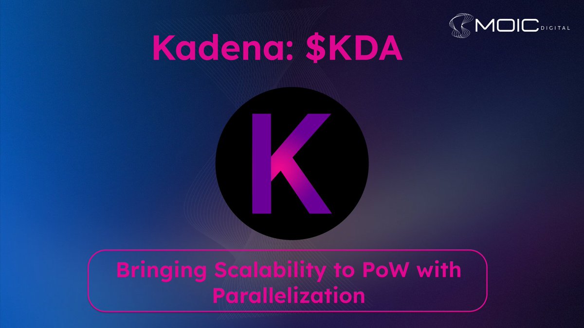Imagine a world where high-speed transactions meet power-efficient Proof-of-Work.

This isn't a distant dream, it's the reality created by an innovative blockchain platform.

Unveil <a href="/kadena_io/">Kadena</a>, a game-changer in blockchain efficiency and scalability.

A thread 🧵

$KDA