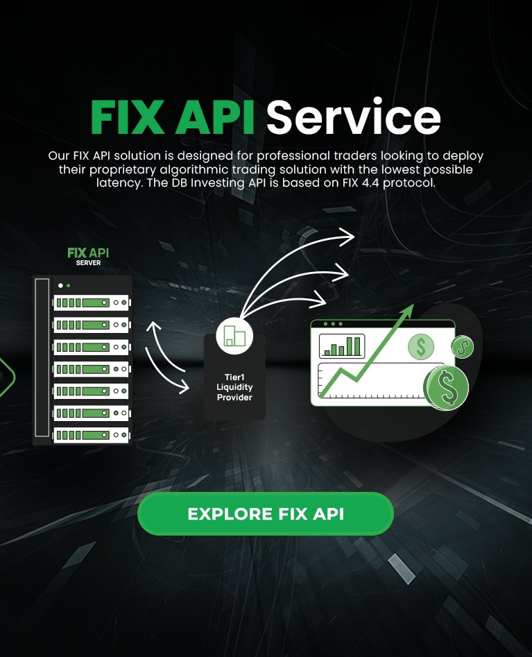 db_investing's tweet image. New service: FIX API

A specialized protocol catering to traders and investors seeking direct connection to trading servers, bypassing intermediary platforms like MT4 or MT5.

Start Investing: dbinvesting.com/fix-api/

#DBInvesting #Broker #FixAPI #forex #brokerage  #trader