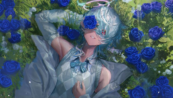 「男の子 青薔薇」のTwitter画像/イラスト(新着)｜3ページ目