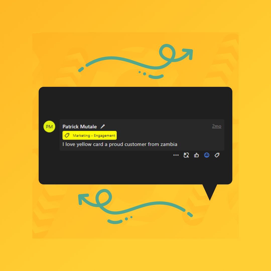 yellowcard_app's tweet photo. This year, we're letting our community do the talking! 🌟
You can also enjoy fast and convenient money moves when you use Yellow Card. Download the Yellow Card app today or visit https://t.co/uj0ZwRjRjM to get started. 🚀
#What'sYourMoneyMove? #GoCryptoWithYellowCard https://t.co/PqqitXZ2bl