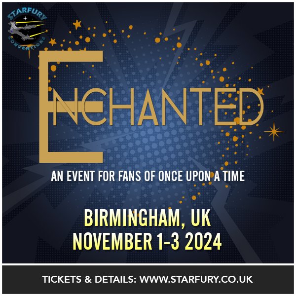 starfuryevents's tweet photo. With one final wish, we are bringing the magic back!

After much fan demand for one more event, Enchanted returns!

An event celebrating Once Upon A Time from 1 to 3 November 2024 at the Hilton Metropole Hotel Birmingham. 

Tickets are onsale now!
https://t.co/dZJcxTzRw8 https://t.co/eJGm5QPeMc