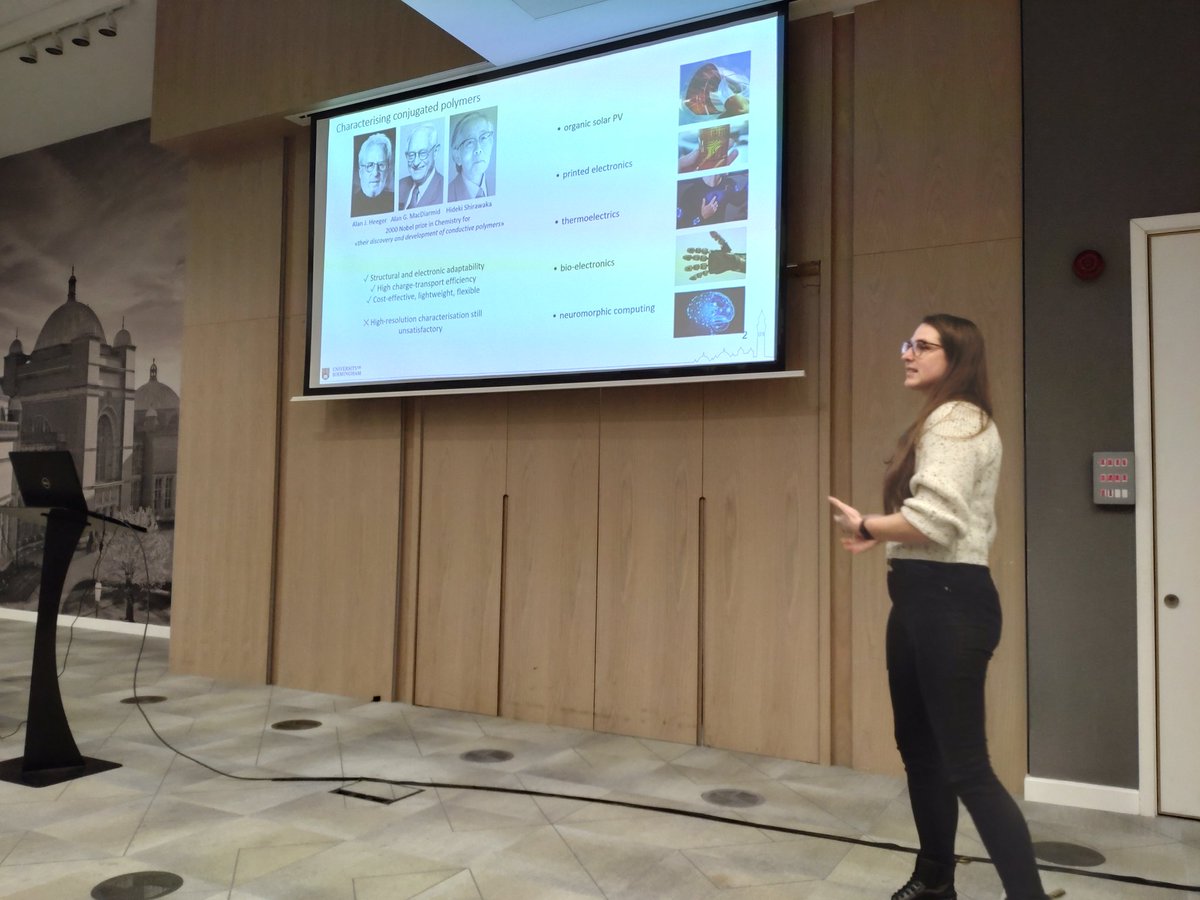 UKSAF (@uksaf1) on Twitter photo Our second session begins with <a href="/Stefimoro1/">Stefania Moro</a> from <a href="/CostantiniGroup/">Costantini Group</a> speaking on direct imaging for characterising organic semiconductors. Our second session begins with <a href="/Stefimoro1/">Stefania Moro</a> from <a href="/CostantiniGroup/">Costantini Group</a> speaking on direct imaging for characterising organic semiconductors.